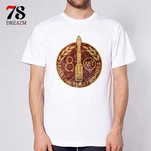 Load image into Gallery viewer, USSR CCCP t-shirt men the Soviet Union Russia space T Shirt Men Short Sleeve male TShirt Comfortable top tees