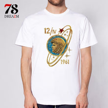 Load image into Gallery viewer, USSR CCCP t-shirt men the Soviet Union Russia space T Shirt Men Short Sleeve male TShirt Comfortable top tees