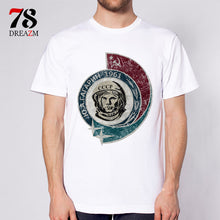 Load image into Gallery viewer, USSR CCCP t-shirt men the Soviet Union Russia space T Shirt Men Short Sleeve male TShirt Comfortable top tees