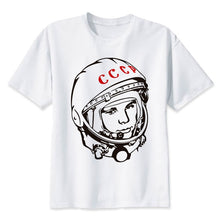Load image into Gallery viewer, USSR CCCP t-shirt men the Soviet Union Russia space T Shirt Men Short Sleeve male TShirt Comfortable top tees